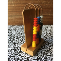 Vintage telraam uit de basisschool